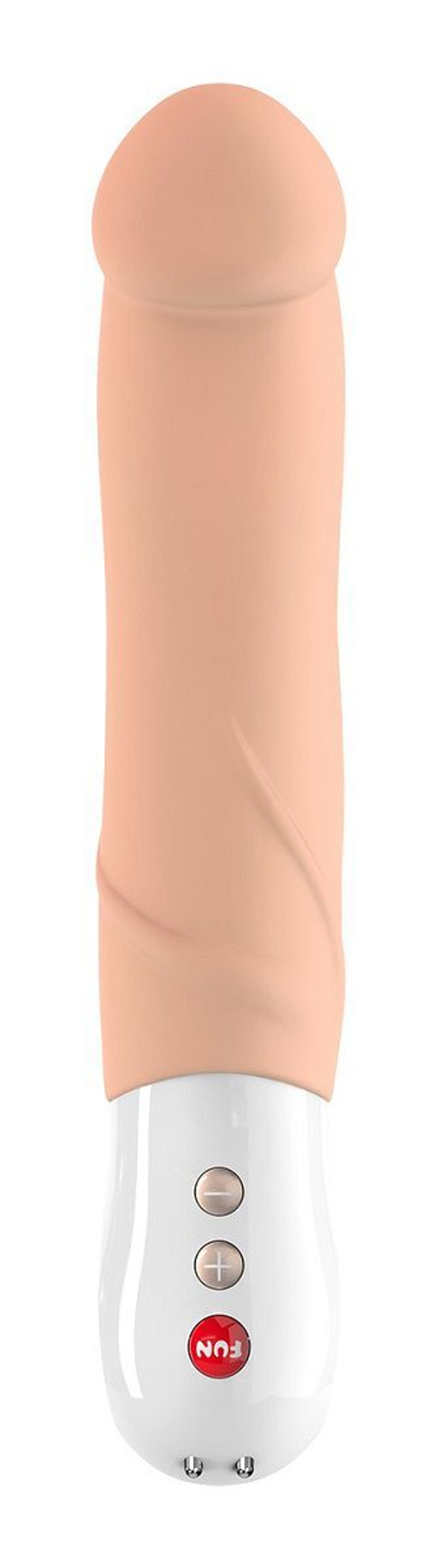 Телесный вибратор Big Boss - 23,5 см. (Цвет: телесный)