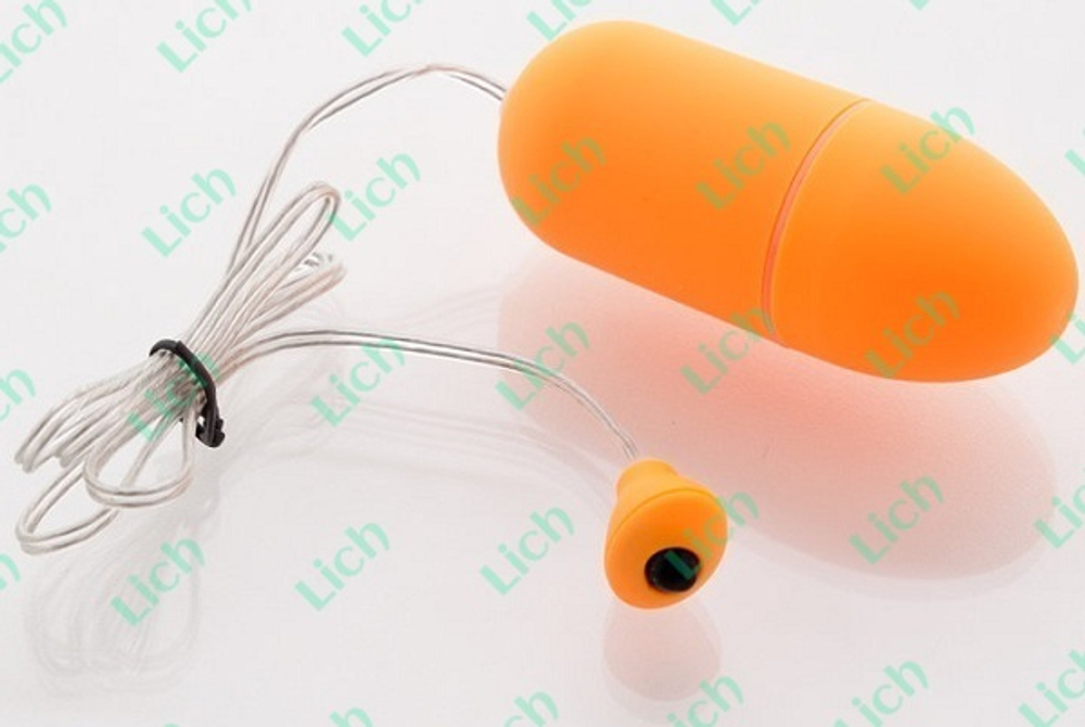 Оранжевое виброяйцо 8 см.