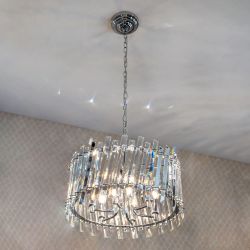 Citilux Ингвар CL334161 Люстра подвесная хрустальная Хром