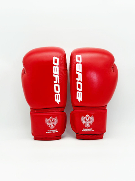 Перчатки боксерские BoyBo TITAN, IB-23 (одобрены ФБР) красный