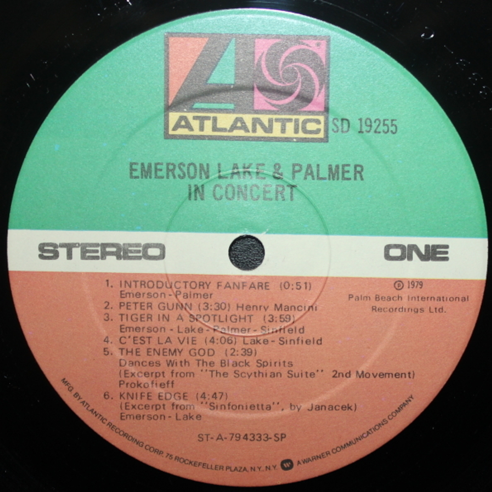 Emerson, Lake & Palmer / In Concert (LP)