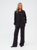 Черные брюки Микадо