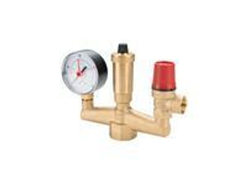 Группа безопасности котла MVI 1quot; с манометром, предохр. клапаном и автоматическим воздухоотводом