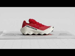 Кроссовки для бега мужские Salomon S/LAB Ultra Glide M Красно-Белые
