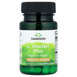 Swanson, L. Reuteri Plus, лактобактерии реутери, 30 веганских капсул EMBO Caps® AP