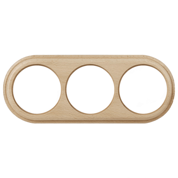 Рамка Werkel Legend на 3 поста светлый бук W0035224 4690389166587