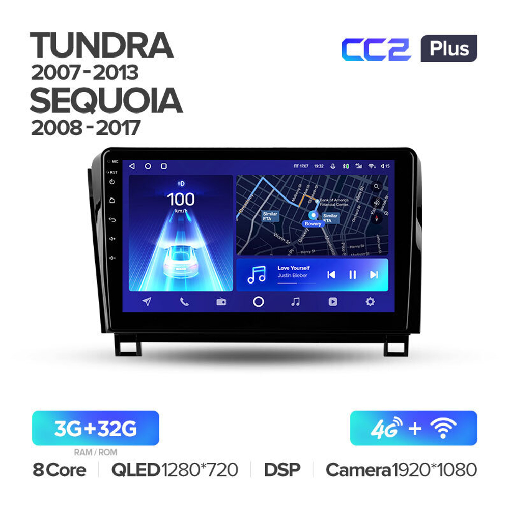 Teyes CC2 Plus 10" для Toyota Tundra, Sequoia 2007-2013