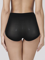 Высокие трусики-слипы из мягкого микромодала (Размер: XXL) (Цвет: черный)