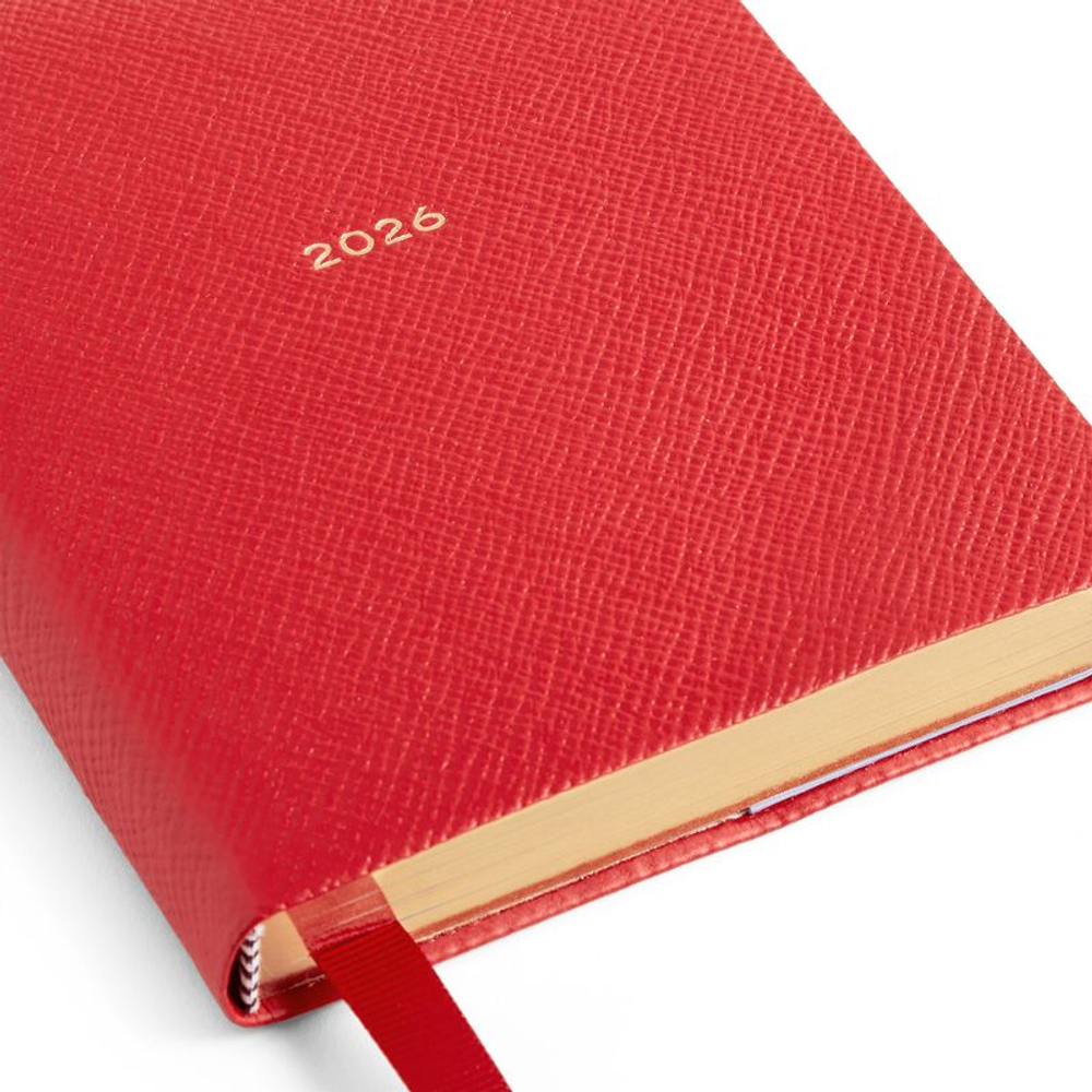 Smythson Ежедневник 2026 Premier Daily Fashion Diary in Panama, Lilac