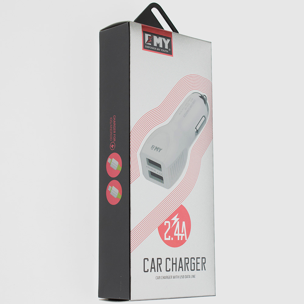 АЗУ  2USB 2.4A MY-112 EMYX white