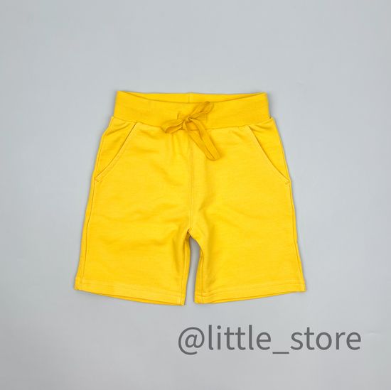 Удлиненные шорты "Теннис" из футера, Желтые