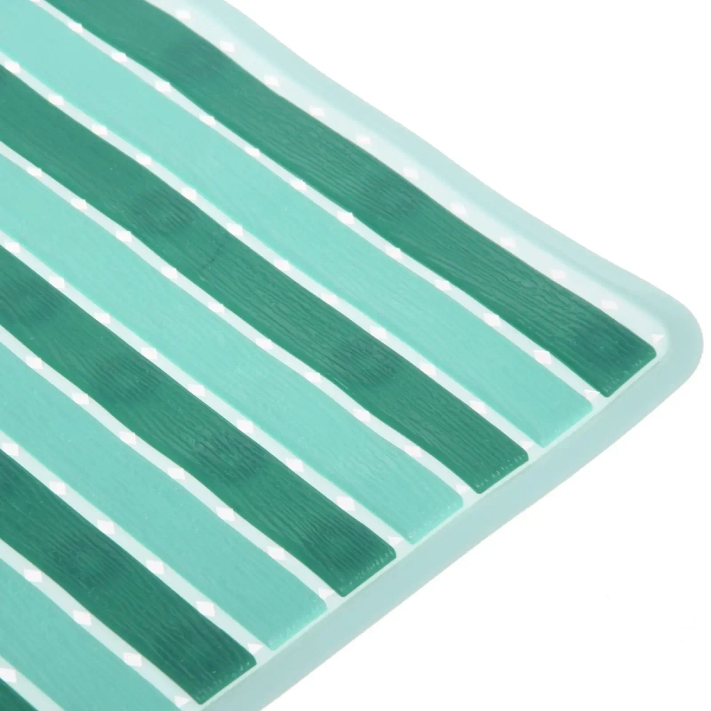 Коврик в ванну Селфи 68х38 ПВХ Лофт зеленый