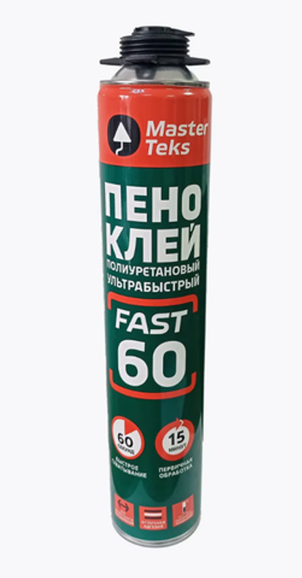 Пено-клей полиуретановый  ультрабыстрый Master Teks FAST60