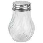 Солонка-перечница 50 мл, BASIC, баночка для специй, стекло/сталь, дисплей, WEGLA (ВЕГЛА), 700224