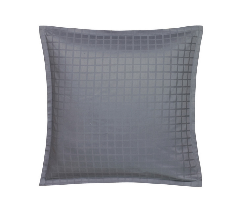 Наволочка PALACE ARDOISE 65х65 Blanc des Vosges 65x65 Темно-серый