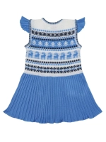 Сарафан вязаный с плиссе