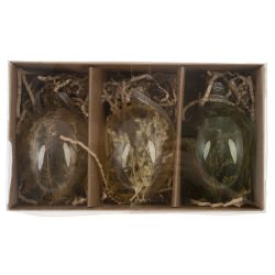 GAEM Набор из 3-х изделий декоративных подвесных "Яйцо пасхальное" (5*8), L16,5 W9,5 H5,5 см