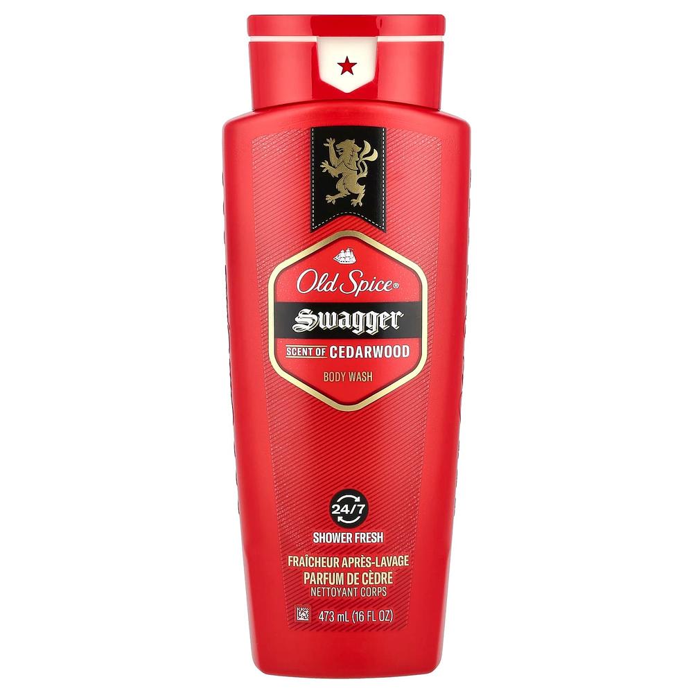 Old Spice, Swagger, гель для душа, кедр, 473 мл (16 жидк. Унций)