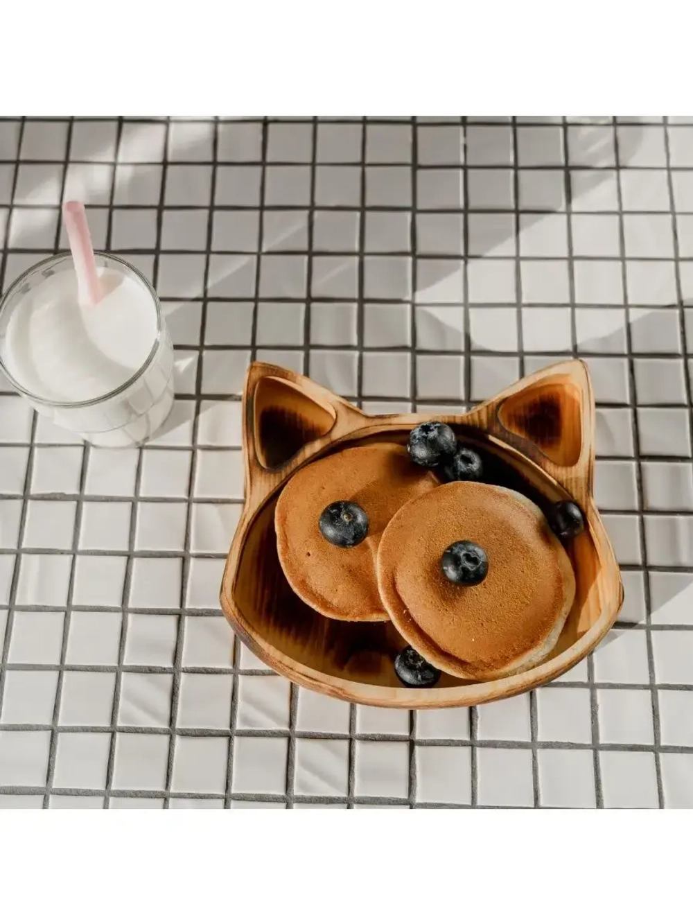 Деревянная менажница "Лиса" из кедра