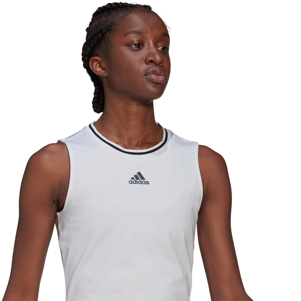 Женский топ теннисный Adidas Match Tank Top W - white/black