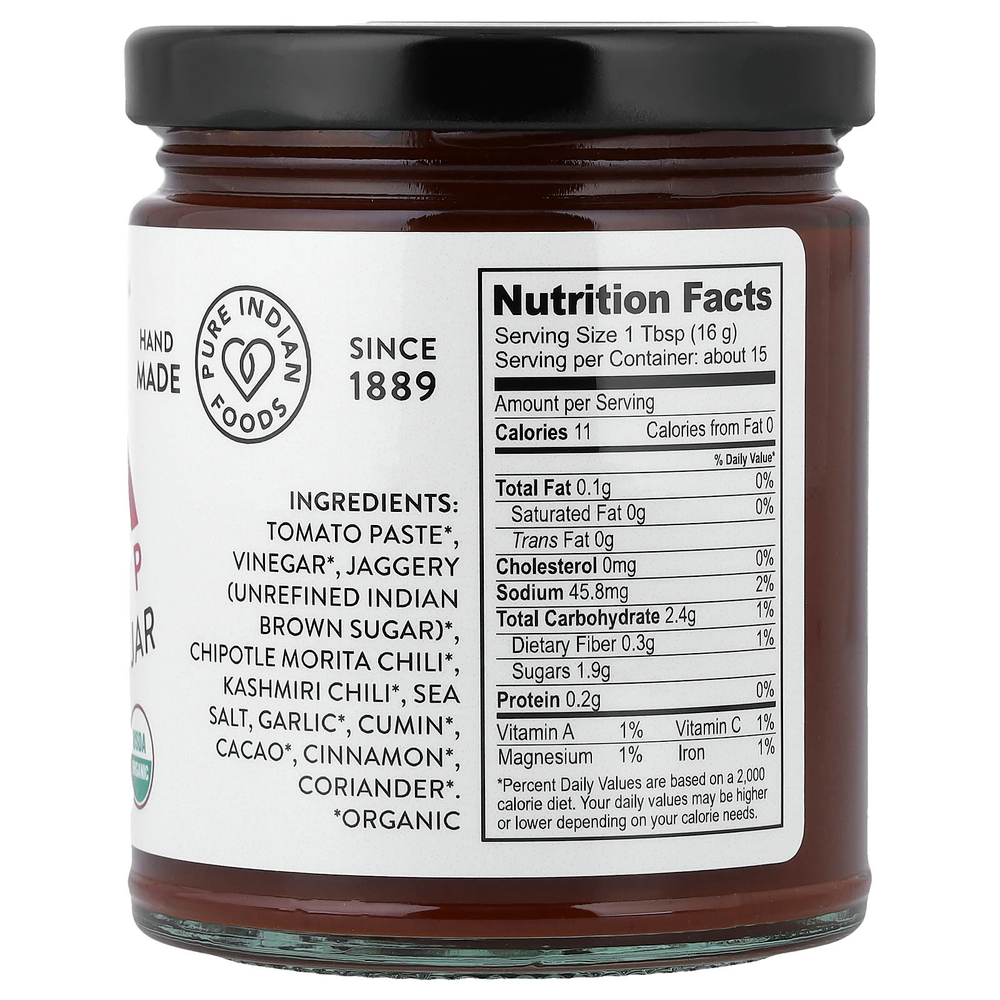 Pure Indian Foods, Kick™, кетчуп в банке, 240 г (8,5 унции)