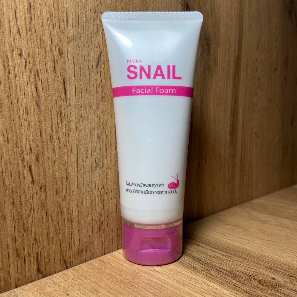 Пенка для умывания Mistine Snail Facial Foam с муцином улитки 80 г