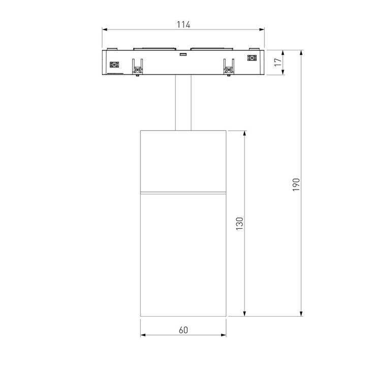 Трековый светодиодный светильник Elektrostandard Slim Magnetic Comfi 85188/01 a066516