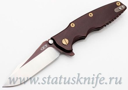 Нож Zero Tolerance 0392BRNGLD Rick Hinderer Limited Edition