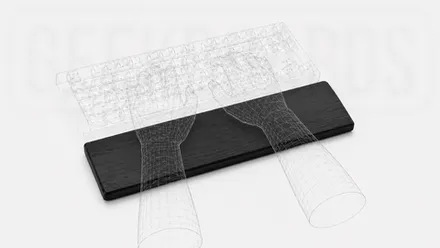 Дубовая подставка под запястья Geekboards (темная)
