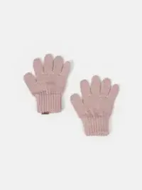 Перчатки вязаные "Пудра"