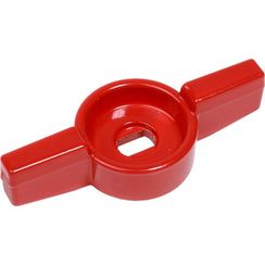 Ручка-бабочка Giacomini красная 1/4, P31FRY001