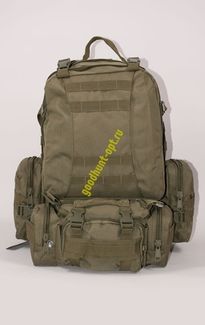 Рюкзак тактический 55 л с подсумками Олива