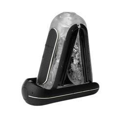 Продвинутый мастурбатор с вибрацией Flip Zero Black Electronic Vibration