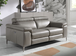 2-х местный диван 6121/5320-2P с обивкой из кожи и механизмом relax