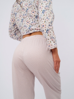 Пижама с брюками КБ-061/белый-версальскиецветы