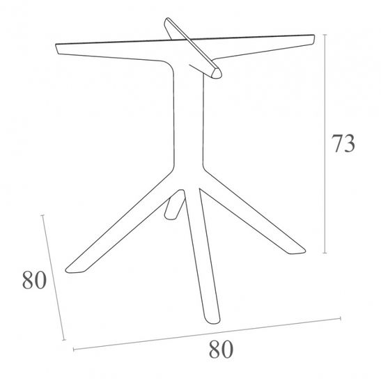Подстолье пластиковое Sky Legs