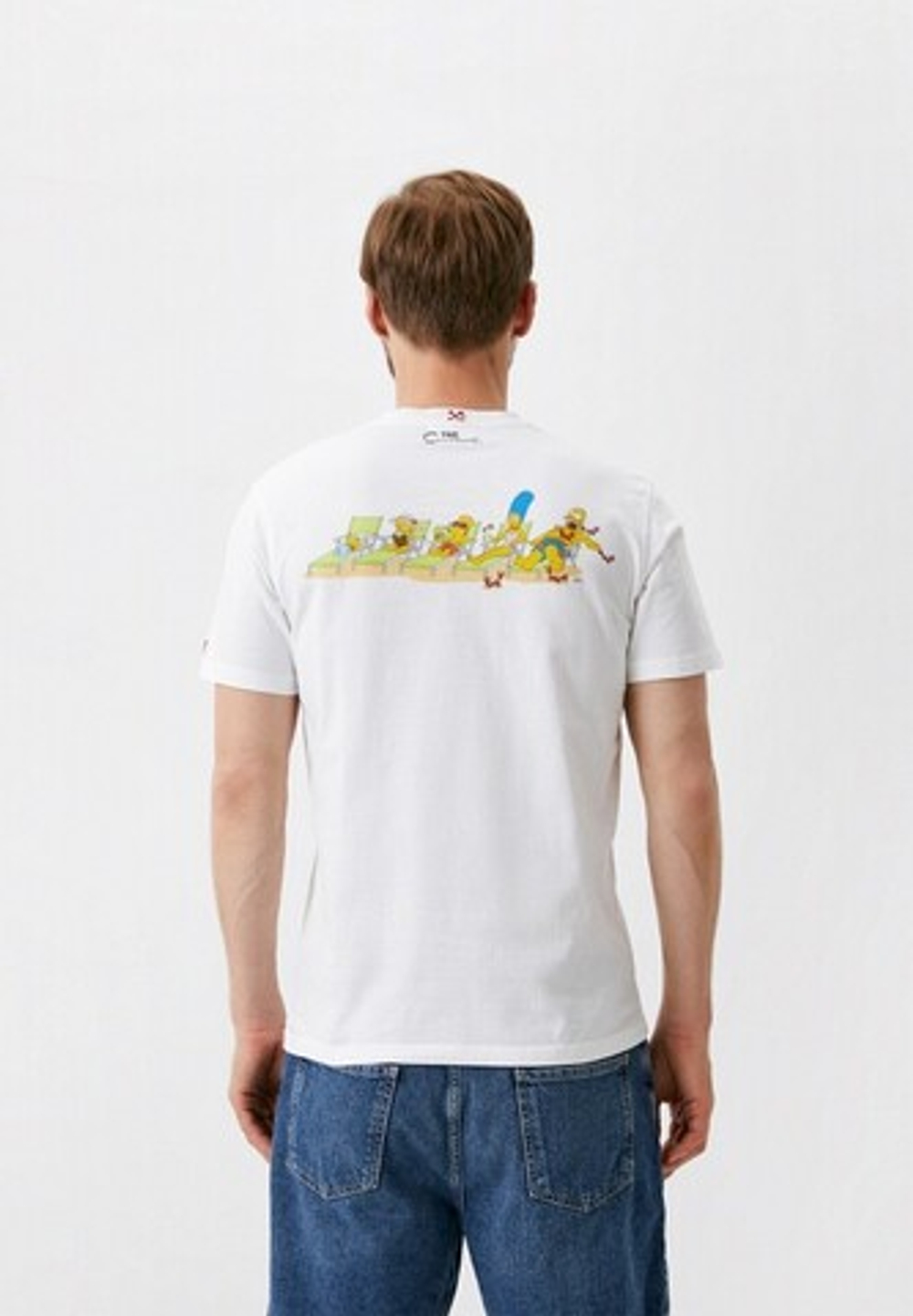 Футболка муж. Saint Barth Simson Summer 01 симпсоны белый