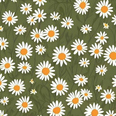 Flowers Pattern #2 Daisies