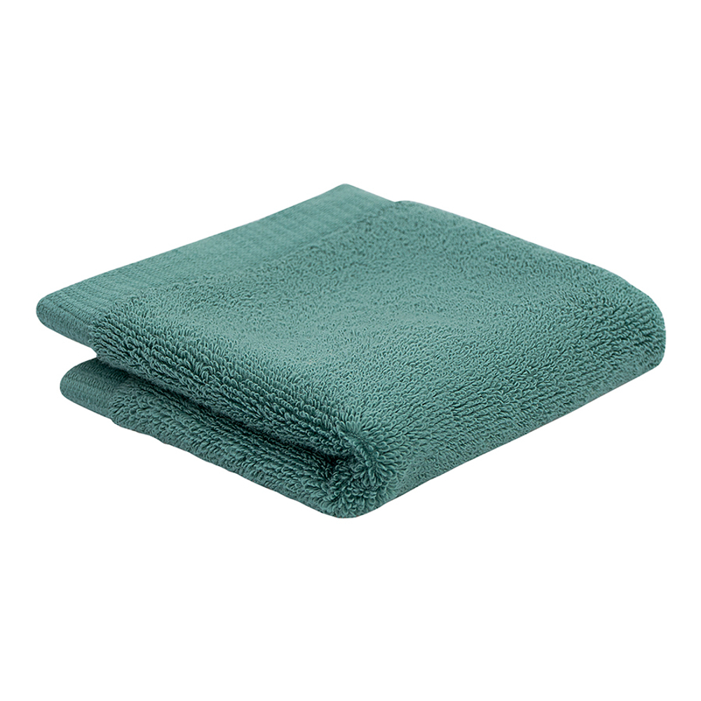 Полотенце для лица цвета виридиан из коллекции essential, 30х30 см