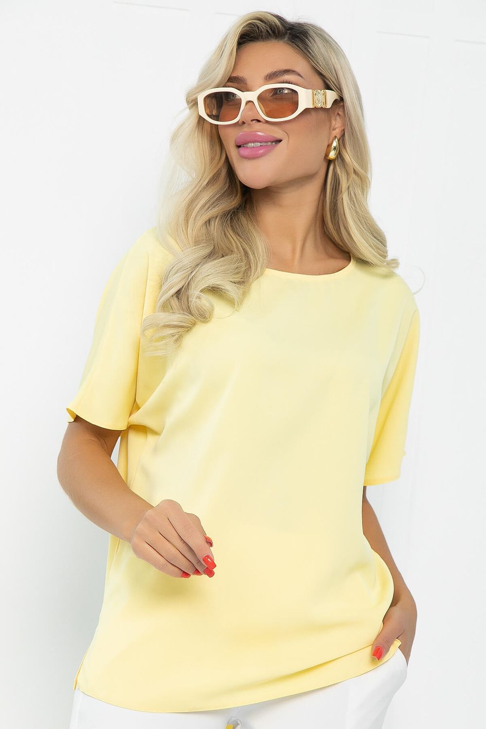 Блуза Морган НЬЮ (светло-желтая) Б12980-16М LT Collection