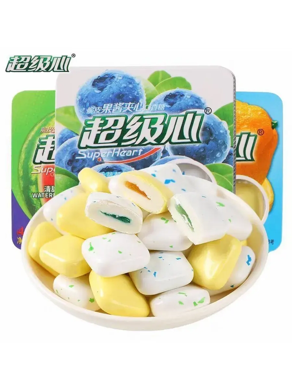 Жевательная резинка с жидкой начинкой Лимон 13,5г * 30шт