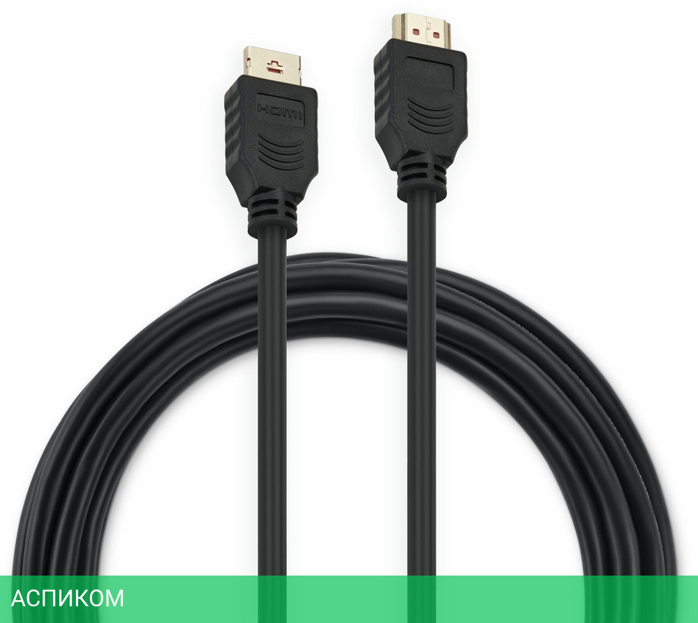 Кабель Buro HDMI 1.4 HDMI (m)/HDMI (m) 3м черный (BHP HDMI V1.4 3M LOCK)