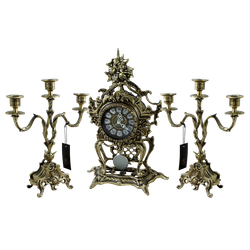 Bello De Bronze Канделябр Дон Луиш 3-х рожковый, антик