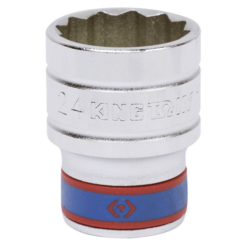 KING TONY (433024M) Головка торцевая стандартная двенадцатигранная 1/2", 24 мм
