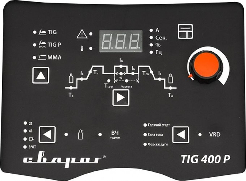 Аппарат аргонно-дуговой сварки СВАРОГ TIG 400P  (W322) 00000094495