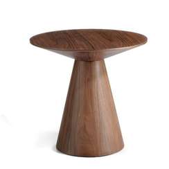 Журнальный столик Angel Cerda ET652, Ø60х55 см, орех