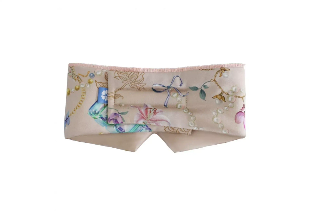 Шелковая широкая маска для сна Забава