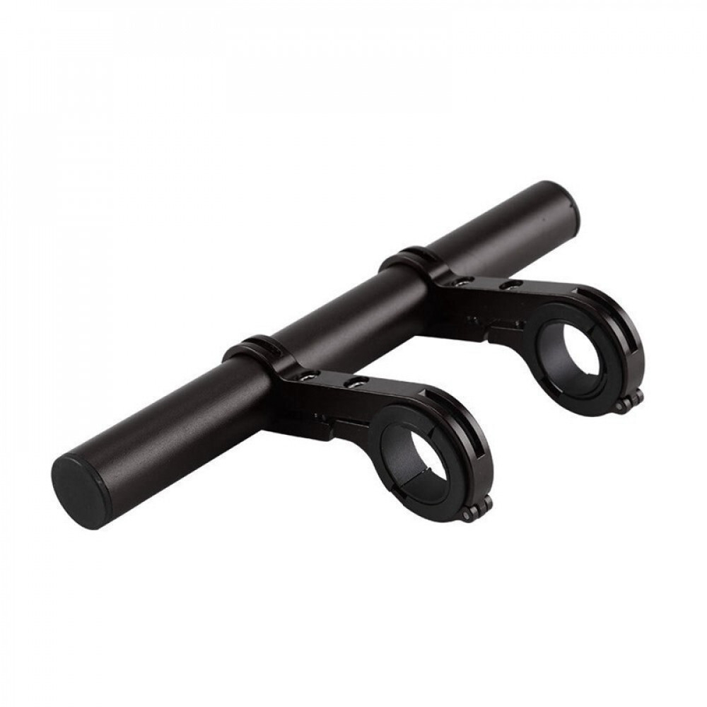 Стойка для увеличения места на руле для электросамокатов велосипедов черная