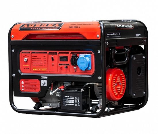 Бензиновый генератор Aurora AGE 6500 D