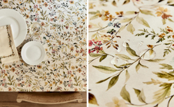 Zara Home скатерть из хлопка, цветочный мотив, 150 150 см · 5298/021